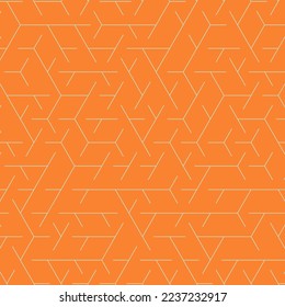  Hexagonal Maze pattern abstract illustration