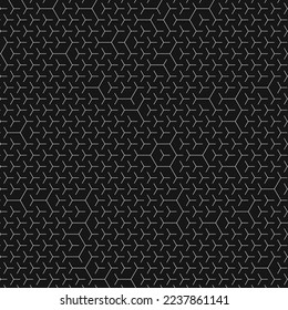  Hexagonal Maze pattern abstract illustration