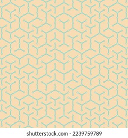  Hexagonal Maze pattern abstract illustration