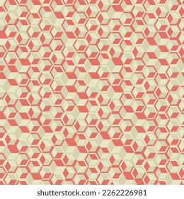 Hexagonal Maze pattern abstract illustration