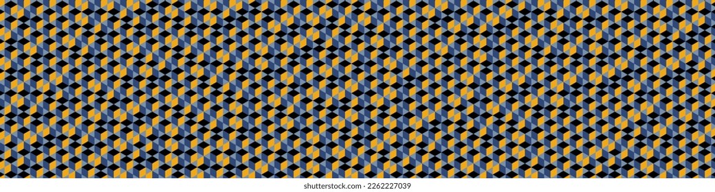  Hexagonal Maze pattern abstract illustration