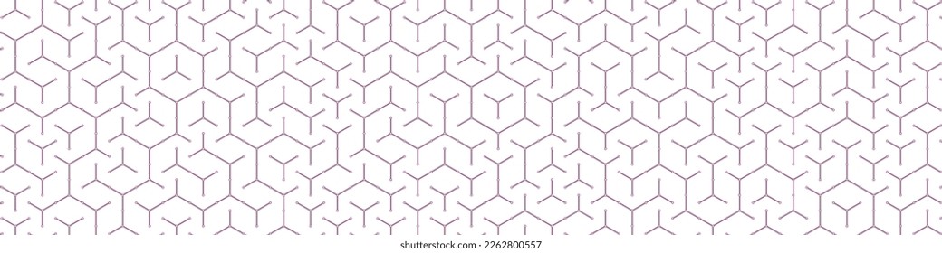 Hexagonal Maze pattern abstract illustration