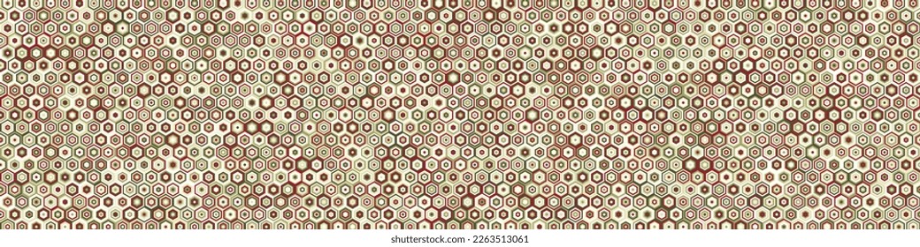  Hexagonal Maze pattern abstract illustration