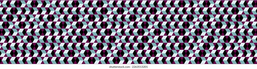  Hexagonal Maze pattern abstract illustration