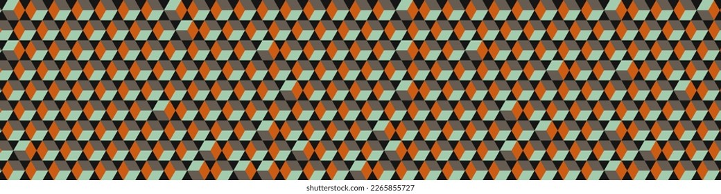  Hexagonal Maze pattern abstract illustration