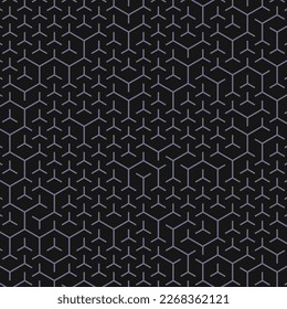  Hexagonal Maze pattern abstract illustration