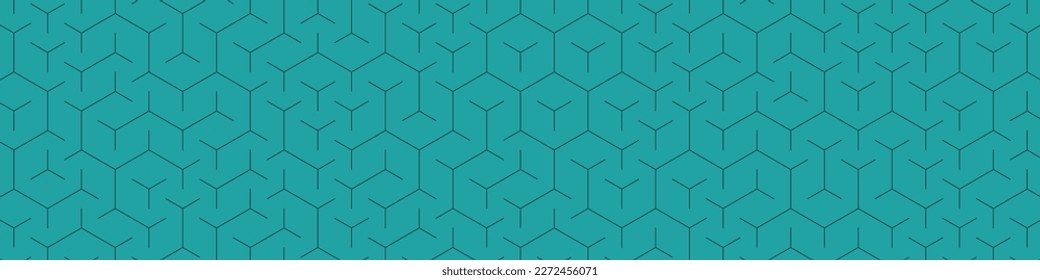  Hexagonal Maze pattern abstract illustration