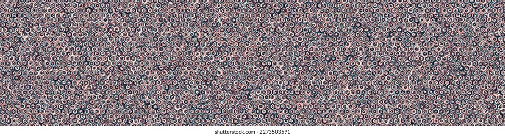  Hexagonal Maze pattern abstract illustration