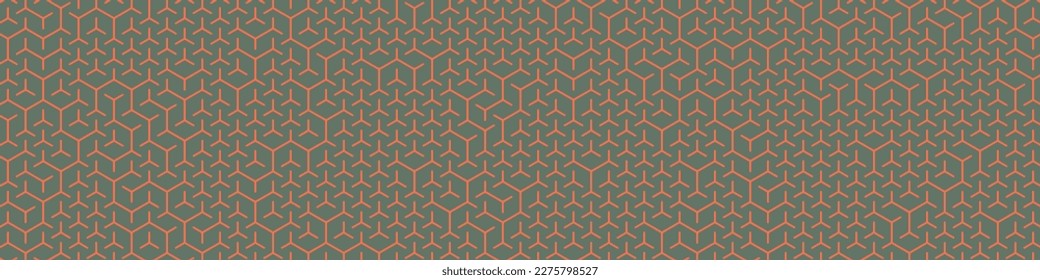  Hexagonal Maze pattern abstract illustration
