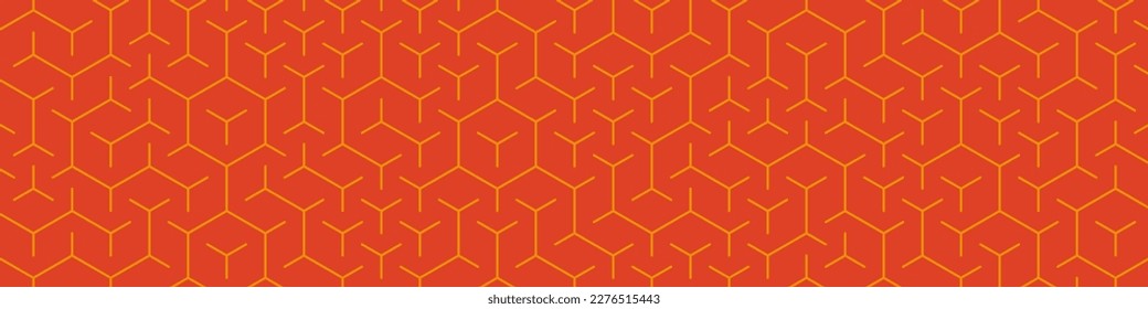  Hexagonal Maze pattern abstract illustration