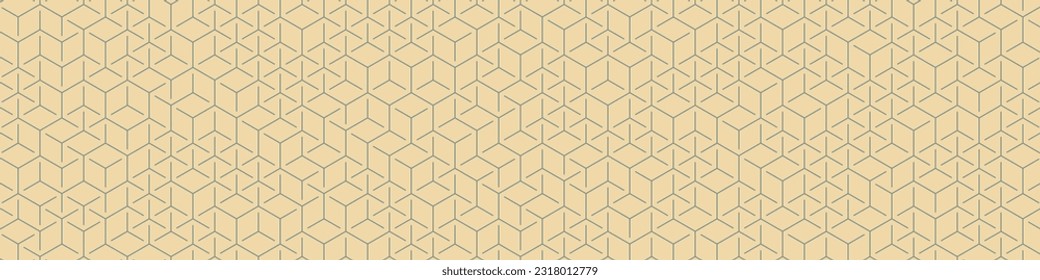  Hexagonal Maze pattern abstract illustration