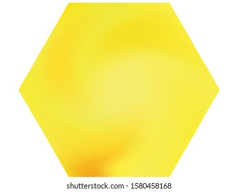 Hexagonal mesh background. Trendy soft color polygon. Geometric backdrop in style of 90th, 80th, 70h. Yellow celebration template for your cards, invitation, brochure and calendar.