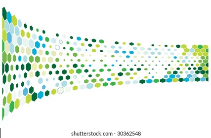 sechseckiger Mosaikhintergrund