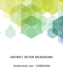 hexagonal pattern. abstract vector background.