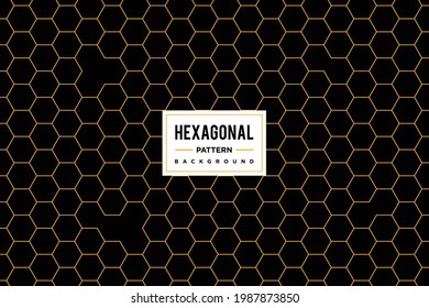 hexagonal pattern background honey comb vector