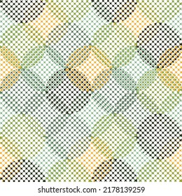 hexagonal pattern design. Seamless pattern in violet and purple colors for fabric, background, surface design, packaging,