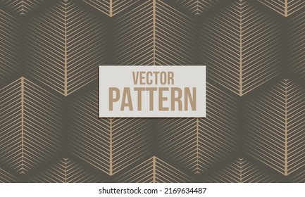 hexagonal pattern inspired by pine needles