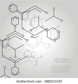 Hexagonal pattern for print design. Abstract pattern. Geometric texture background. Layout template. Web design