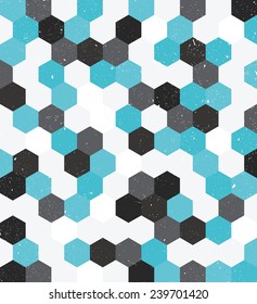 A hexagonal pattern vector background