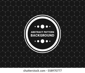 Hexagonal pattern vector illustration designs