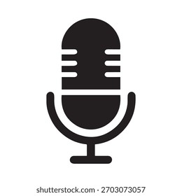 Hexagonal Podcast Emblem Showing Structured Audio Communication Symbol