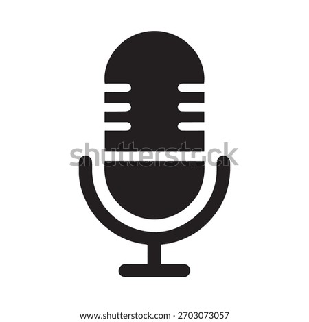 Hexagonal Podcast Emblem Showing Structured Audio Communication Symbol