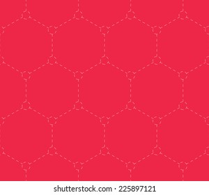 A hexagonal seamless vector background