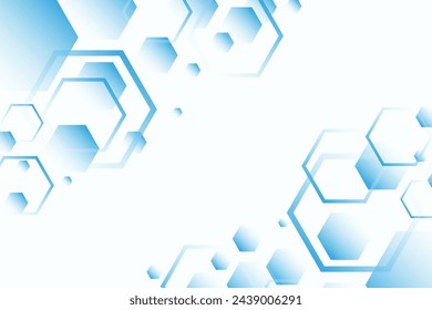 Hexagonal shape abstract background design