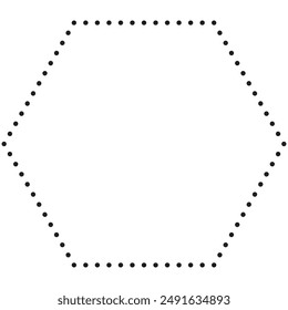 Forma hexagonal en el estudio de la geometría, la forma geométrica del prisma