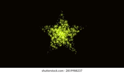 Hexagonal star shape, blue glowing dots, particle arrangement, symmetry pattern, light clusters, digital ice crystal design.