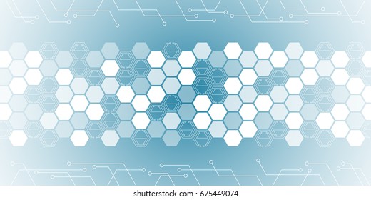 
Hexagonal structure of the molecule of the DNA of the neuronal system, vector