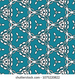 Hexagonal symmetry vector ornaments. Geometric pattern for ceramic tile, surface design, textiles, printing, wallpaper.The endless texture with abstract stars.