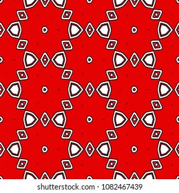 Hexagonal symmetry vector ornaments. Geometric pattern for ceramic tile, surface design, textiles, printing, wallpaper.The endless texture with abstract stars.