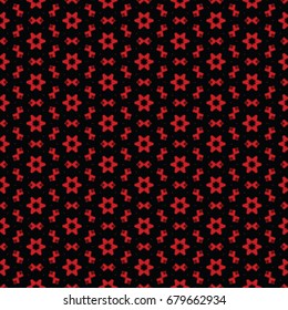 Hexagonal symmetry vector ornaments. Geometric pattern for ceramic tile, surface design, textiles, printing, wallpaper.The endless texture with abstract stars.