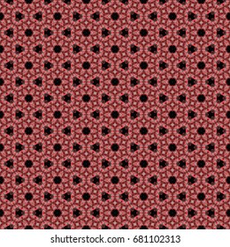 Hexagonal symmetry vector ornaments. Geometric pattern for ceramic tile, surface design, textiles, printing, wallpaper.The endless texture with abstract stars.