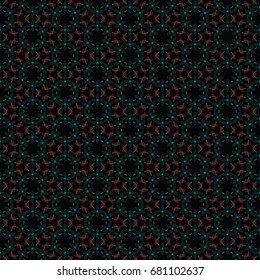 Hexagonal symmetry vector ornaments. Geometric pattern for ceramic tile, surface design, textiles, printing, wallpaper.The endless texture with abstract stars.