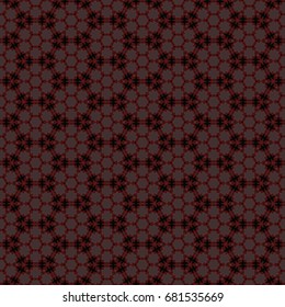 Hexagonal symmetry vector ornaments. Geometric pattern for ceramic tile, surface design, textiles, printing, wallpaper.The endless texture with abstract stars.