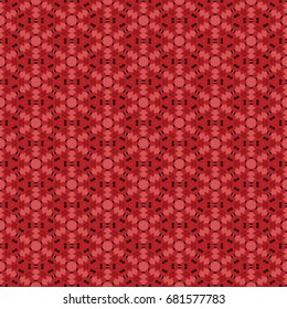Hexagonal symmetry vector ornaments. Geometric pattern for ceramic tile, surface design, textiles, printing, wallpaper. The endless texture with abstract stars.