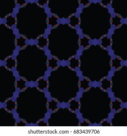 Hexagonal symmetry vector ornaments. Geometric pattern for ceramic tile, surface design, textiles, printing, wallpaper.The endless texture with abstract stars.