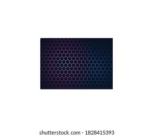hexagonal technology pattern mesh background with text space