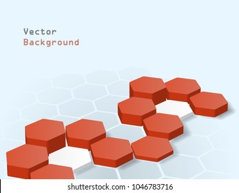 Hexagonal vector background. Eps10 file.