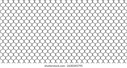 Hexagonal Wire Mesh Pattern for Industrial and Decorative Applications
