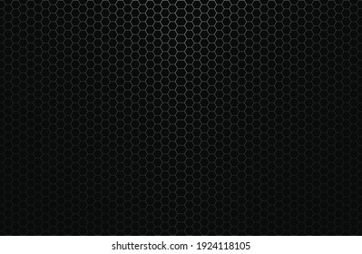 Hexagone texure metalic dark background 