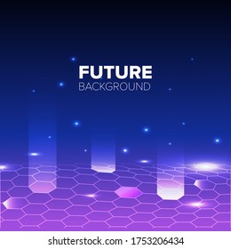 HexagonFuture Gradient Color Background Design