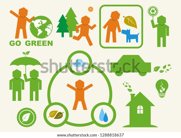 Hexagonman Icons Set -
Environmental
Issues
