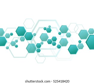 Hexagons, abstract background geometric background