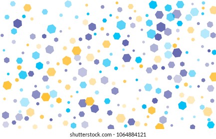 Hexagons background. Abstract geometric shape technology digital hi tech concept cover. Vector abstract science, geometric design. Medical, technology, science hexagons background. Vector illustration
