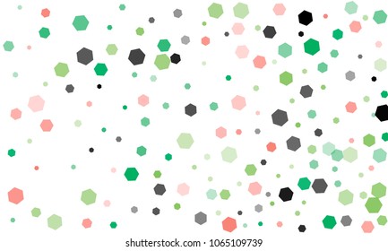 Hexagons background. Abstract geometric shape technology digital hi tech concept cover. Vector abstract science, geometric design. Medical, technology, science hexagons background. Vector illustration