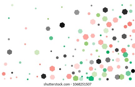 Hexagons background. Abstract geometric shape technology digital hi tech concept cover. Vector abstract science, geometric design. Medical, technology, science hexagons background. Vector illustration