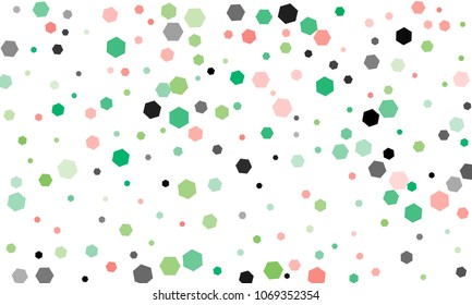 Hexagons background. Abstract geometric shape technology digital hi tech concept cover. Vector abstract science, geometric design. Medical, technology, science hexagons background. Vector illustration